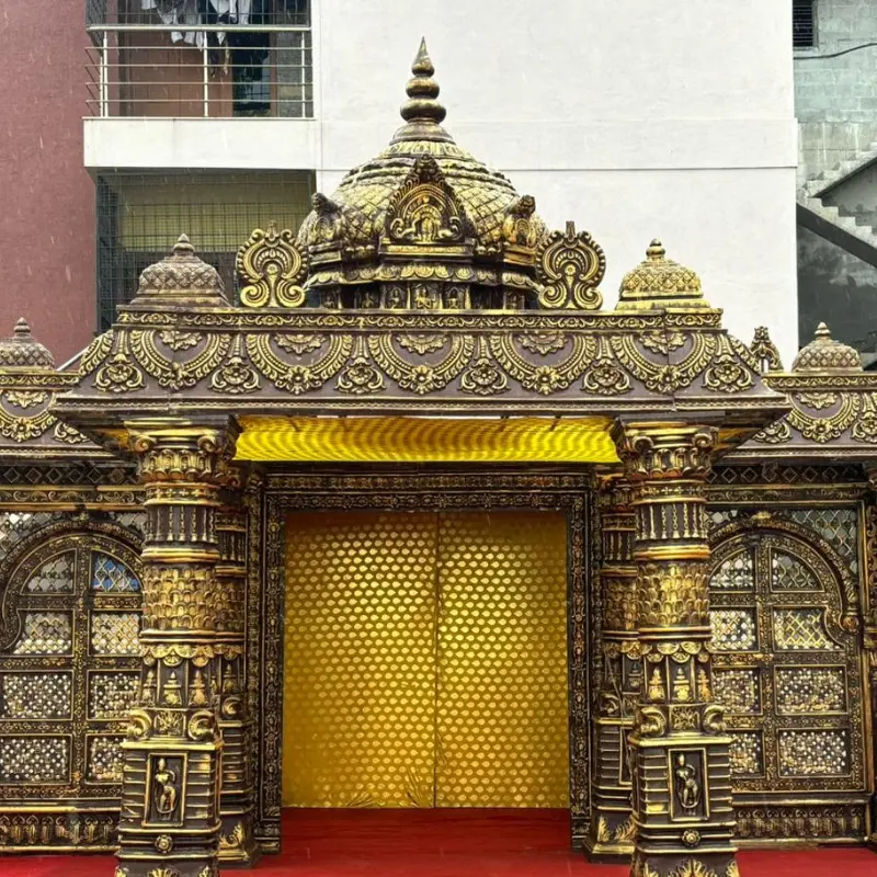 Su Floral Haldi decoration